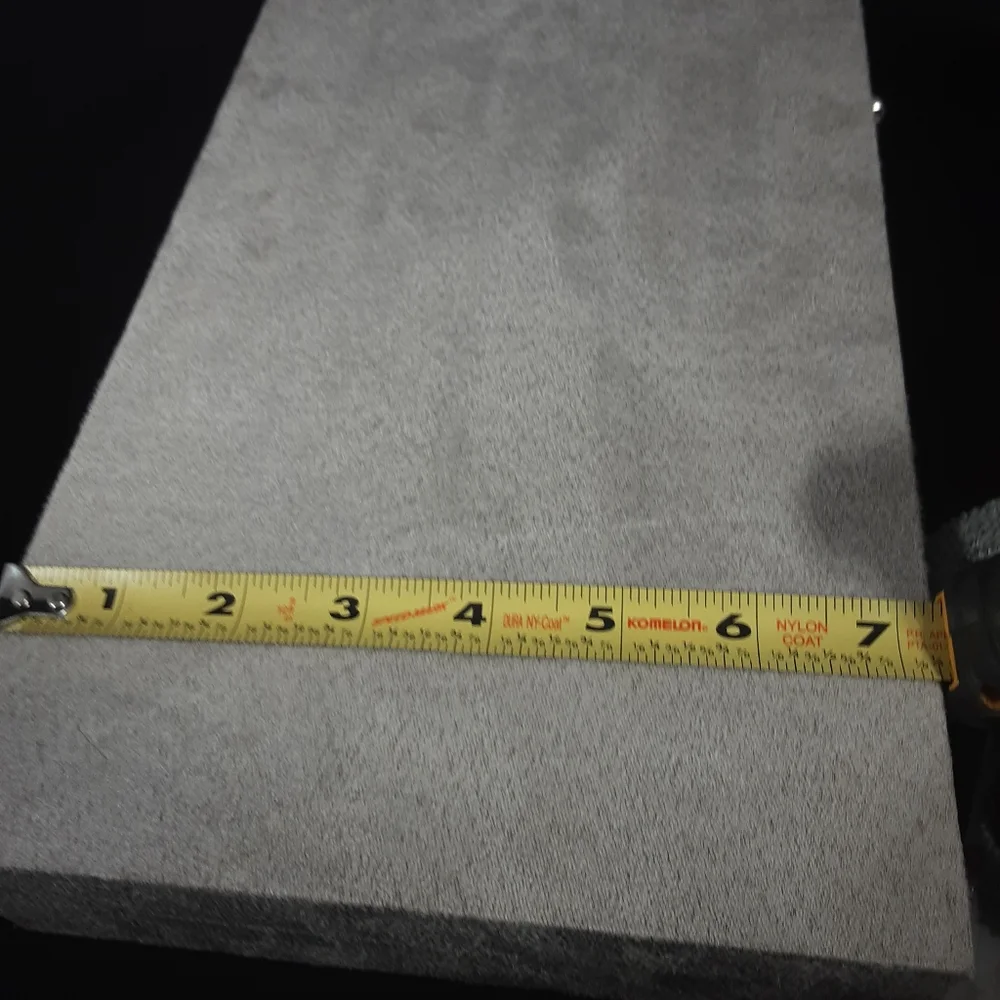 GRAY SUEDE JEWELRY BOX NWB - Picture 6 of 8